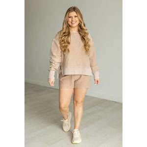 NEW MOON RYDER women's corded shorts in beige